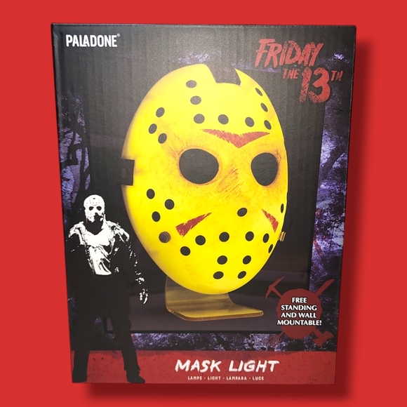 Paladone Friday The 13th Jason Voorhees Hockey Mask Light Lamp Halloween On/Off - Picture 1 of 6
